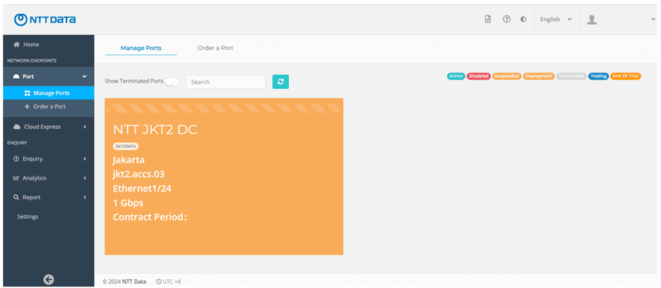 dashboard submit order